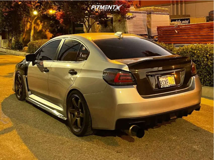 2020 Subaru WRX STI Limited with 18x9.5 Volk Te37 Saga and Toyo