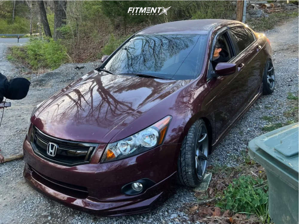 2010 Honda Accord LX-P with 18x9.5 Kansei Tandem and Fortune