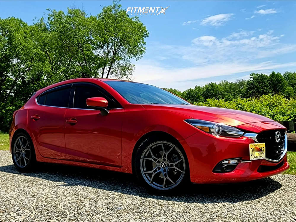 2018 Mazda 3 Grand Touring with 18x8 Enkei Vulcan and BFGoodrich 245x45