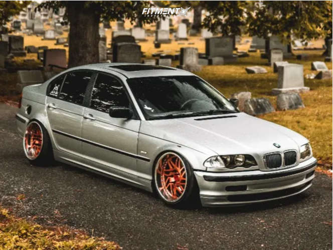 2000 BMW 323i Base with 18x10 GMR Gs-1 Directional and Nitto 225x40 on ...