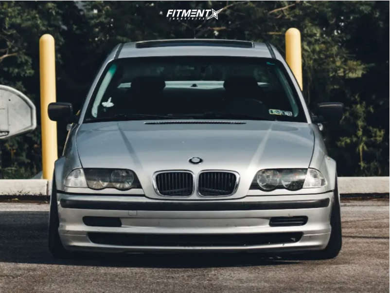 2000 BMW 323i Base with 18x10 GMR Gs-1 Directional and Nitto 225x40 on ...