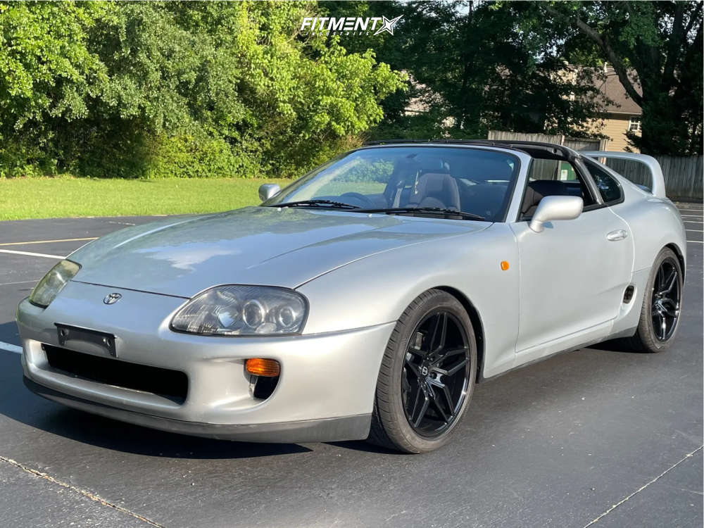 1994 Toyota Supra Base with 18x9.5 Curva C25 and Vercelli 275x35 on ...