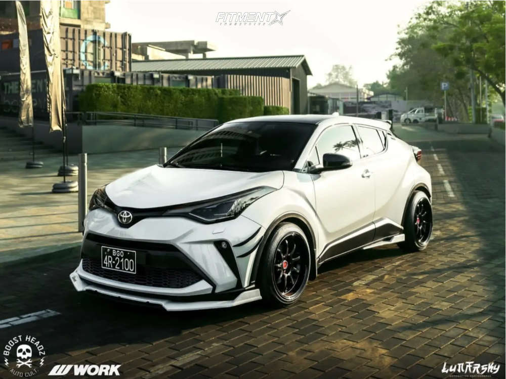 2020 Toyota CHR Limited with 18x9.5 Work D9r and Toyo Tires 225x45 on