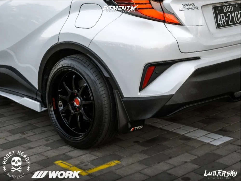 2020 Toyota CHR Limited with 18x9.5 Work D9r and Toyo Tires 225x45 on