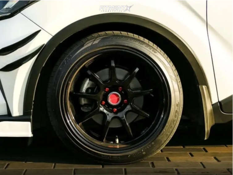 2020 Toyota CHR Limited with 18x9.5 Work D9r and Toyo Tires 225x45 on