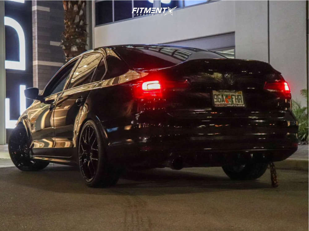 2017 Volkswagen Jetta GLI with 19x8.5 Enkei Xm6 and Hankook 235x35 on