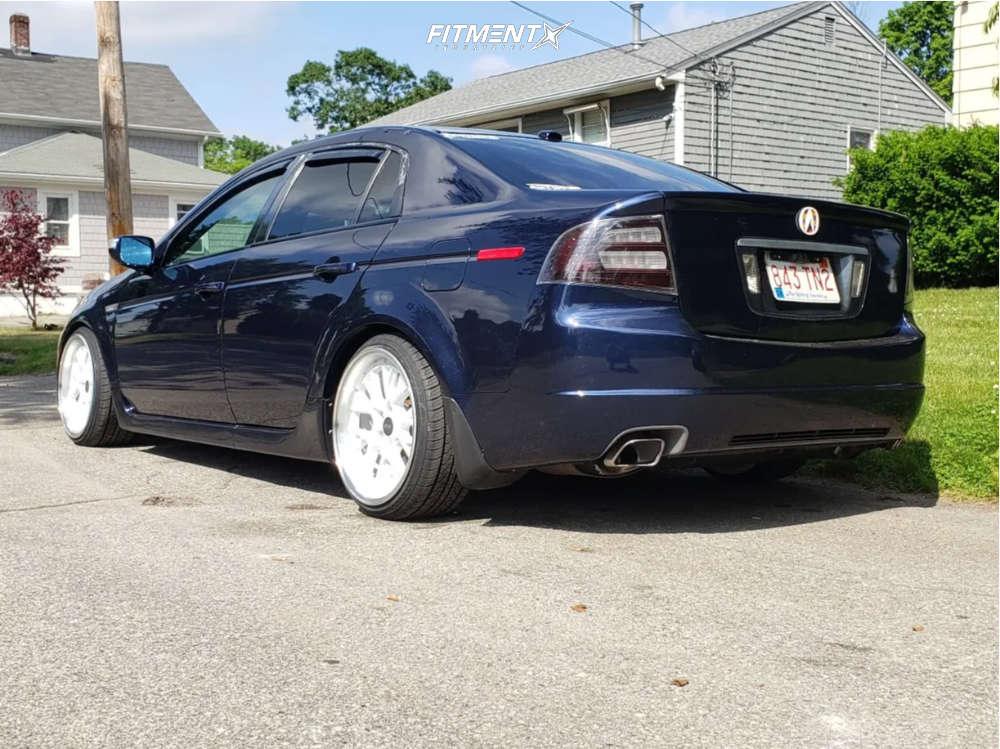 2007 Acura TL Base With 18x9 5 ESR Cs11 And Vercelli 215x35 On Lowering 2007-acura-tl-base-with-18x9-5-esr-cs11-and-vercelli-215x35-on-lowering