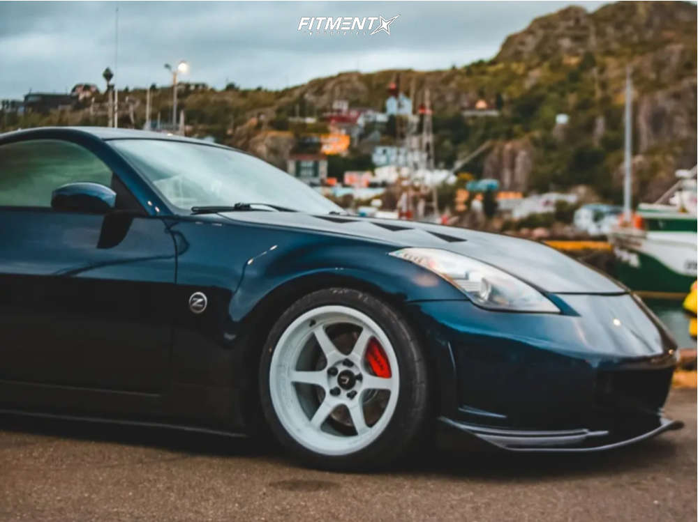 2007 Nissan 350Z Base with 18x9 Cosmis Racing Xt-006r and Firestone ...