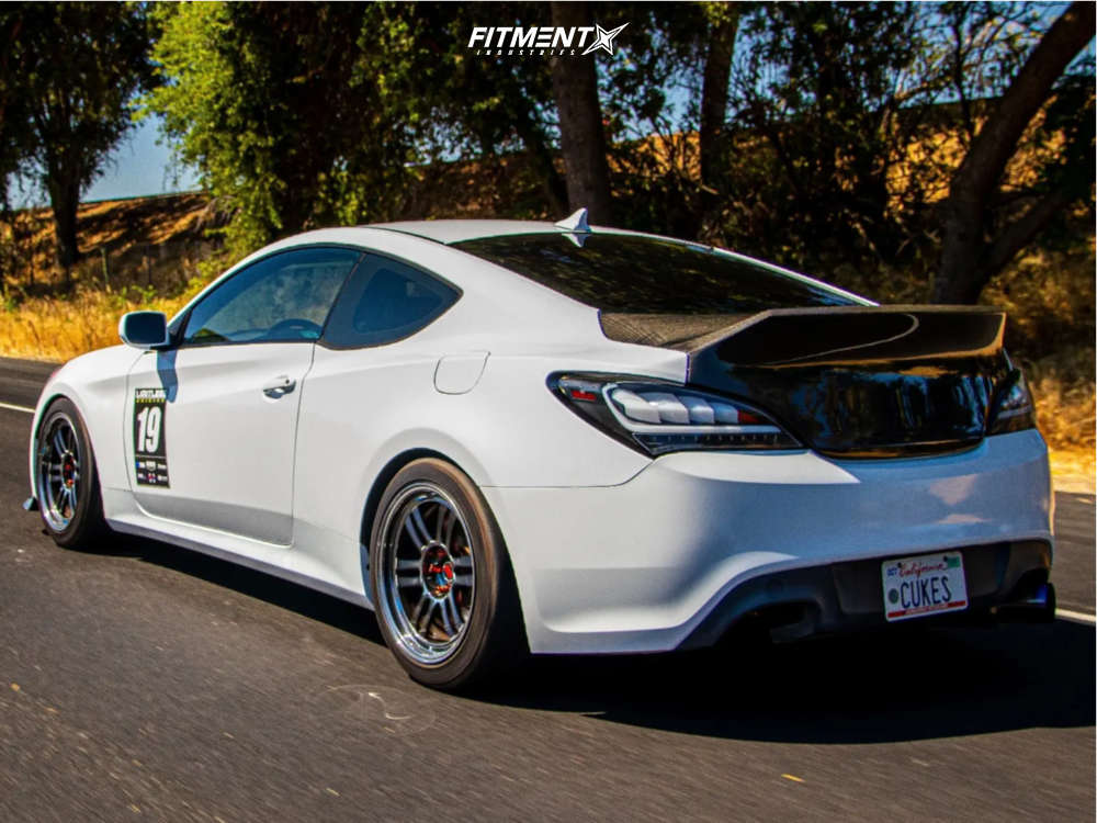 2013 Hyundai Genesis Coupe 2.0T R-Spec with 18x9.5 Enkei Rpf1 and ...