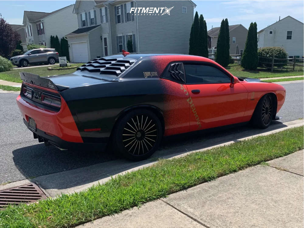 2018 Dodge Challenger R/T with 22x8.5 Kronik Kush and Nankang 265x35 on ...