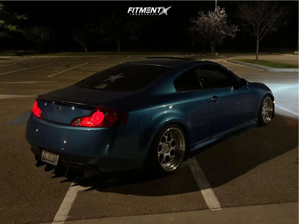 G35 Rear 2003 2003 INFINITI G35 Base with 18x9.5 Aodhan Ds01 and Kumho 235x40 on ...