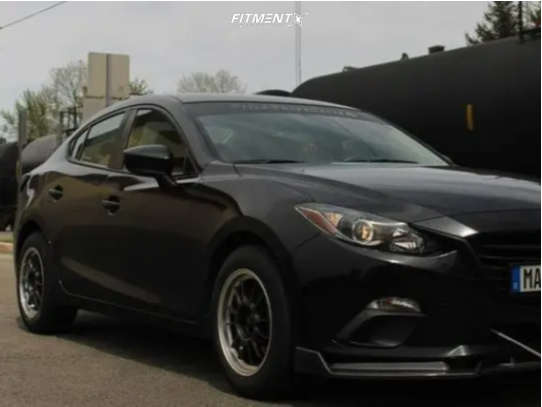 2015 Mazda 3 i SV with 16x8 Konig Hypergram and Cooper 205x60 on
