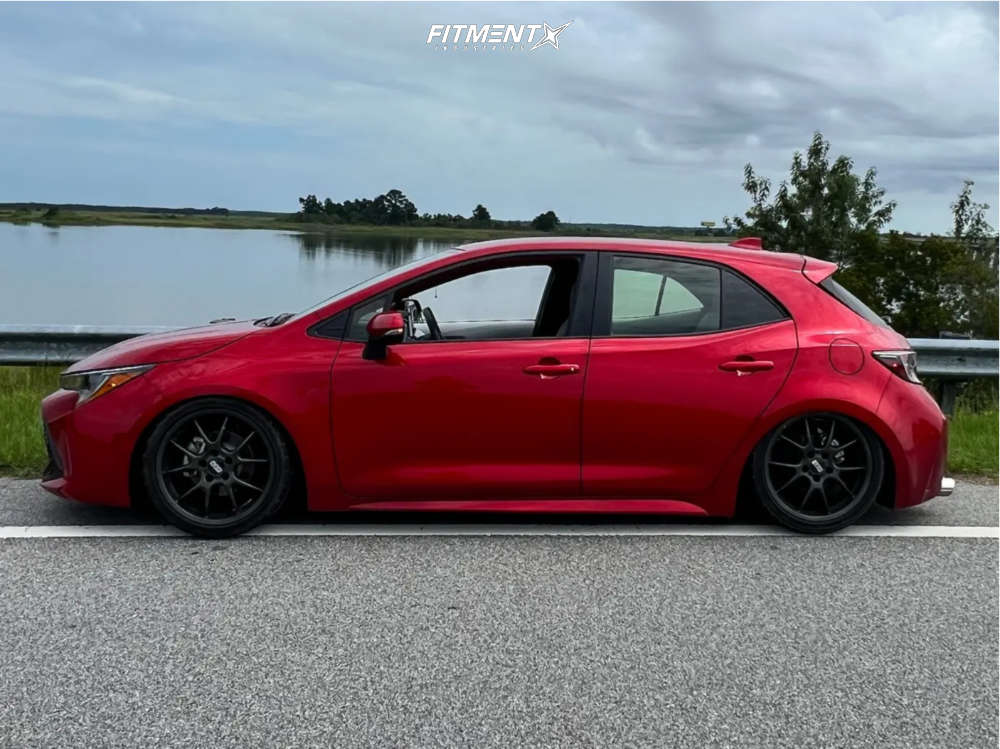 2022 Toyota Corolla SE with 18x7.5 BBS Rk and BFGoodrich 225x40 on ...