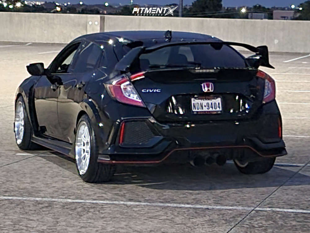 2018 Honda Civic Type R with 18x9.5 ESR CS12 and Continental 255x40 on ...