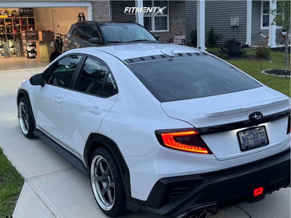 2022 Subaru WRX Limited with 18x9.5 Kansei Roku and Dunlop