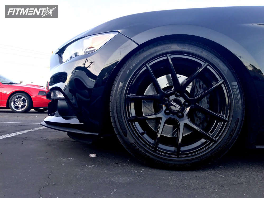 2015 Ford Mustang GT with 19x8.5 MMD Zeven and Pirelli 255x35 on