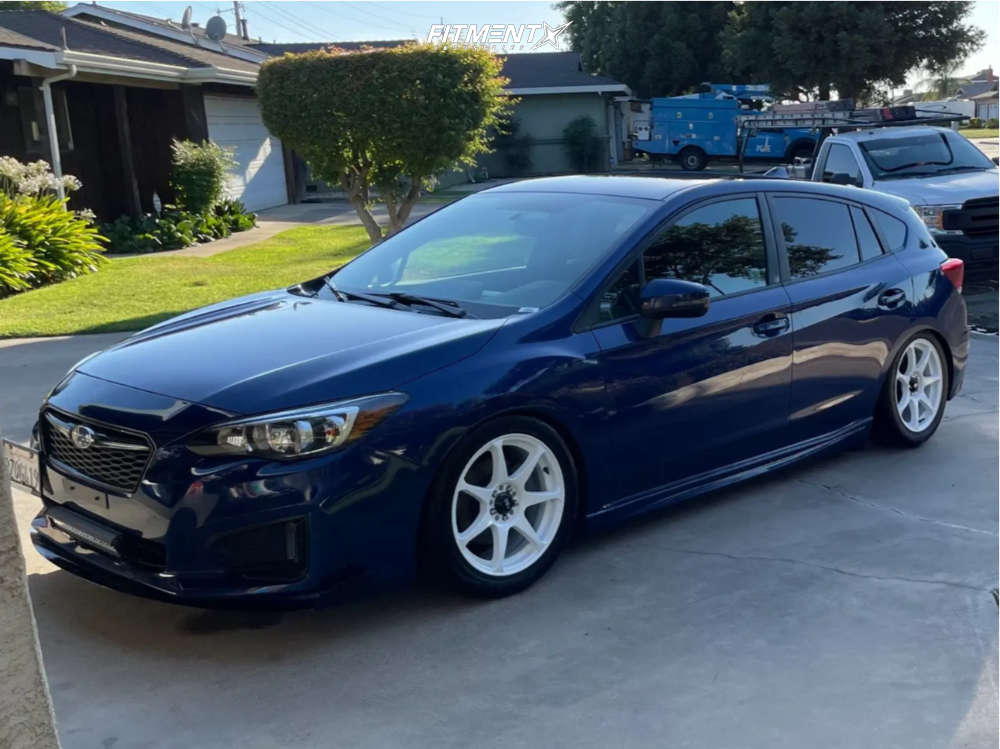 2018 Subaru Impreza Sport with 17x8 Motegi Mr154 and Federal