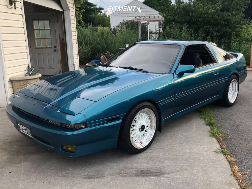 1989 Toyota Supra Turbo with 17x8.5 JNC Jnc004 and Forceum 245x40