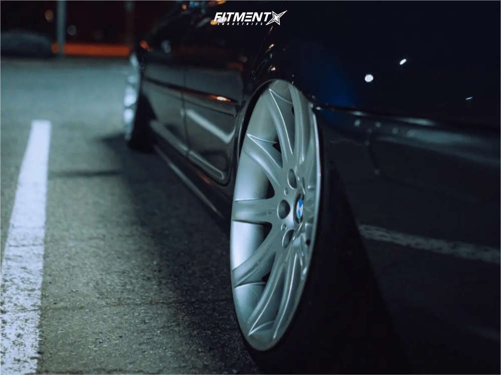 Style 95 2003 BMW 320i Base with 19x9 Borbet Style 95 and Achilles 215x35 on Air ...