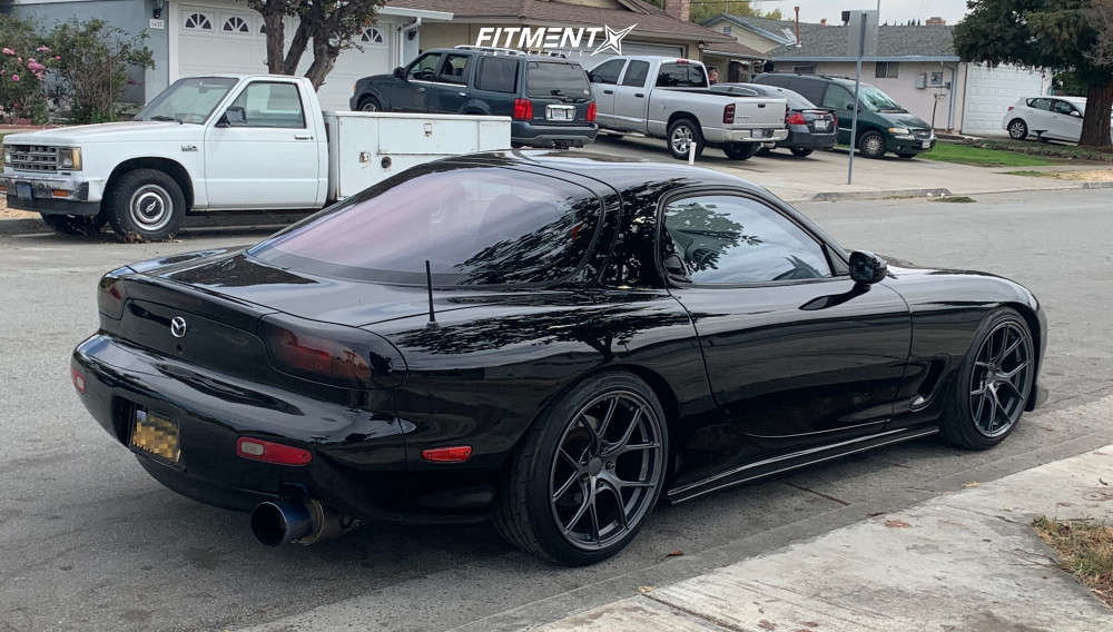 1993 Mazda RX-7 R1 with 18x9.5 Titan7 TS-5 and Firestone 255x35 on ...
