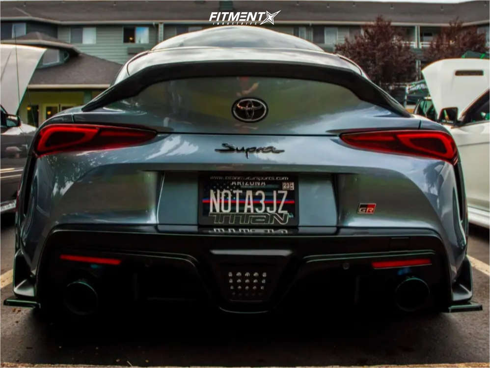 Base Model Supra Rear 2020 Toyota GR Supra Base with 19x9.5 ESR Rf2 and Michelin 265x30 on ...
