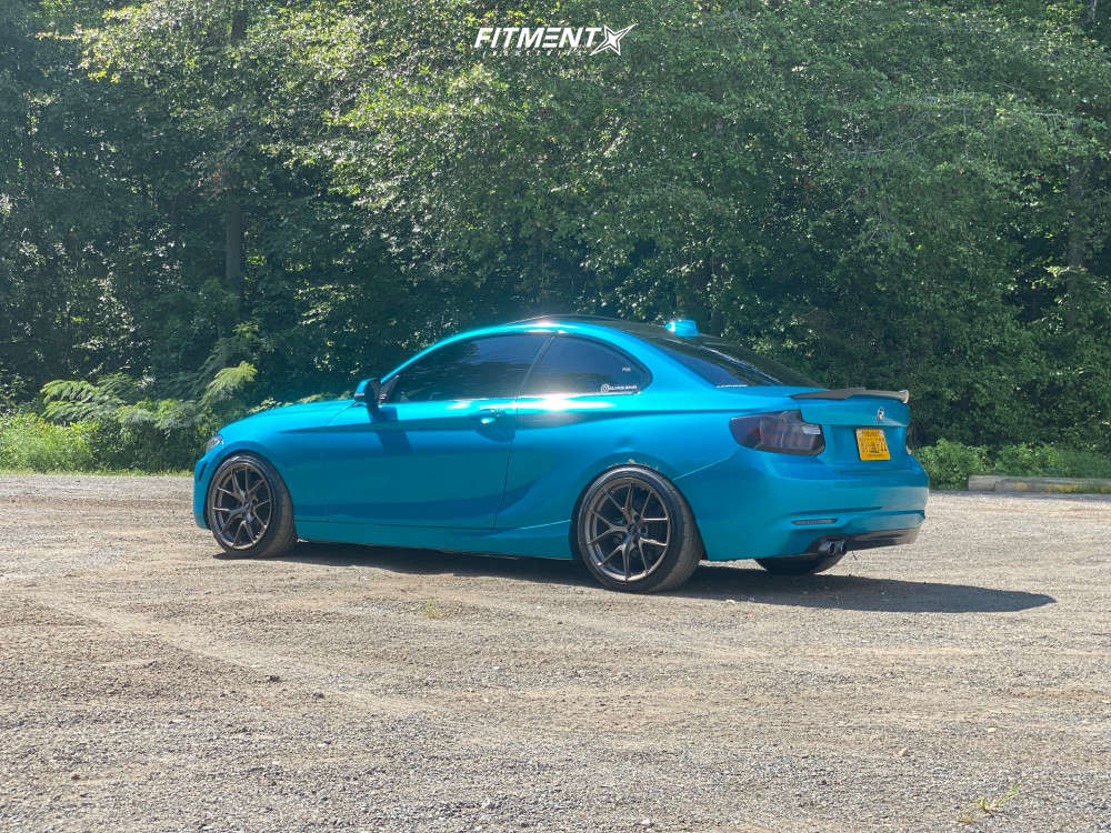 2015 BMW 228i Base with 18x9.5 ESR Rf2 and Firestone 255x35 on ...