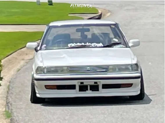 1990 Toyota Cressida Luxury with 18x8.5 Work Euroline Sl and Atlas ...