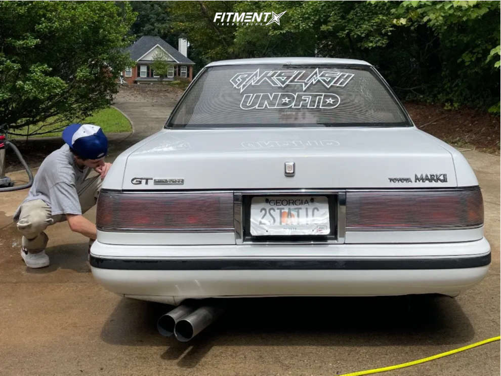 1990 Toyota Cressida Luxury with 18x8.5 Work Euroline Sl and Atlas ...