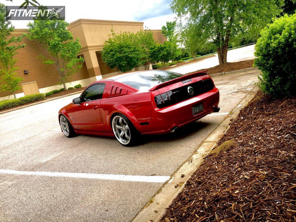 American Racing Razor 2005 Ford Mustang GT with 20x9 American Racing Razor and Delinte 245x35 ...