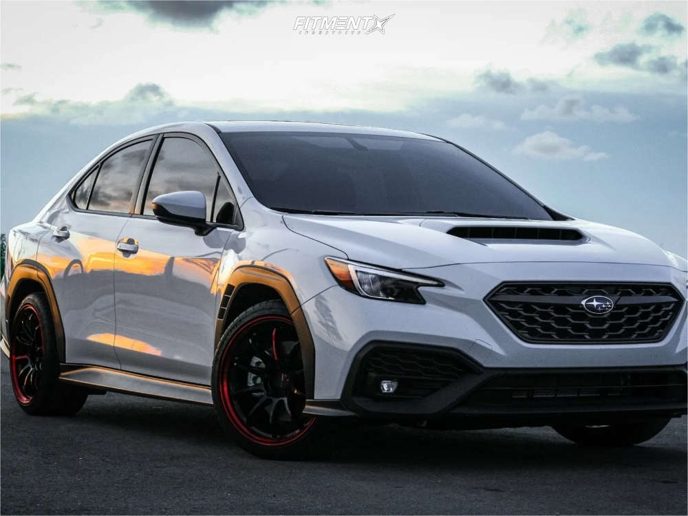 2022 Subaru WRX Premium with 18x9.5 Work Emotion and Michelin