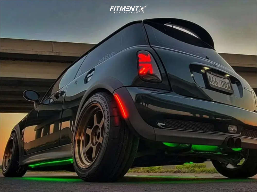 2003 Mini Cooper S with 16x8 MST Time Attack and Firestone 205x50 on ...