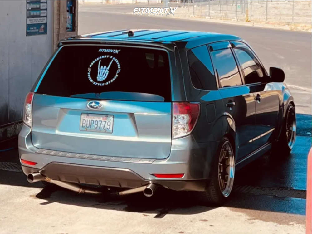 2010 Subaru Forester X Limited with 18x9.5 Aodhan Ds06 and Nexen 225x40 ...