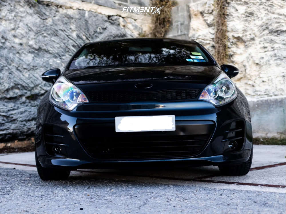 2015 Kia Rio LX with 18x8 JNC Jnc005 and Michelin 205x40 on Coilovers ...