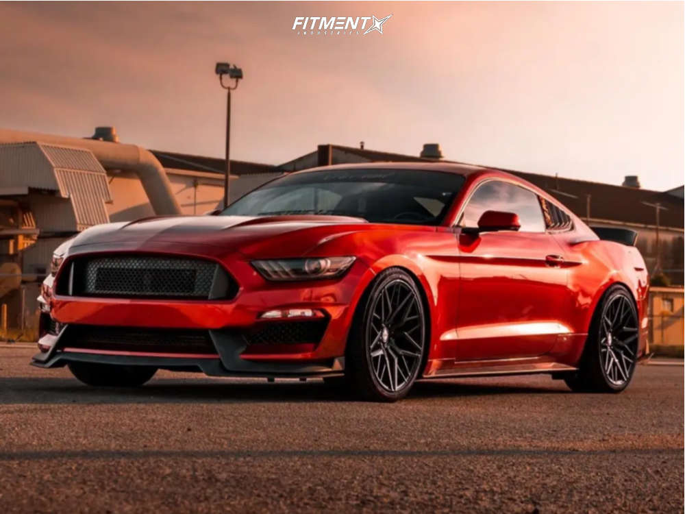 2016 Ford Mustang EcoBoost with 20x10 Shift Spring and Pirelli 275x35 ...