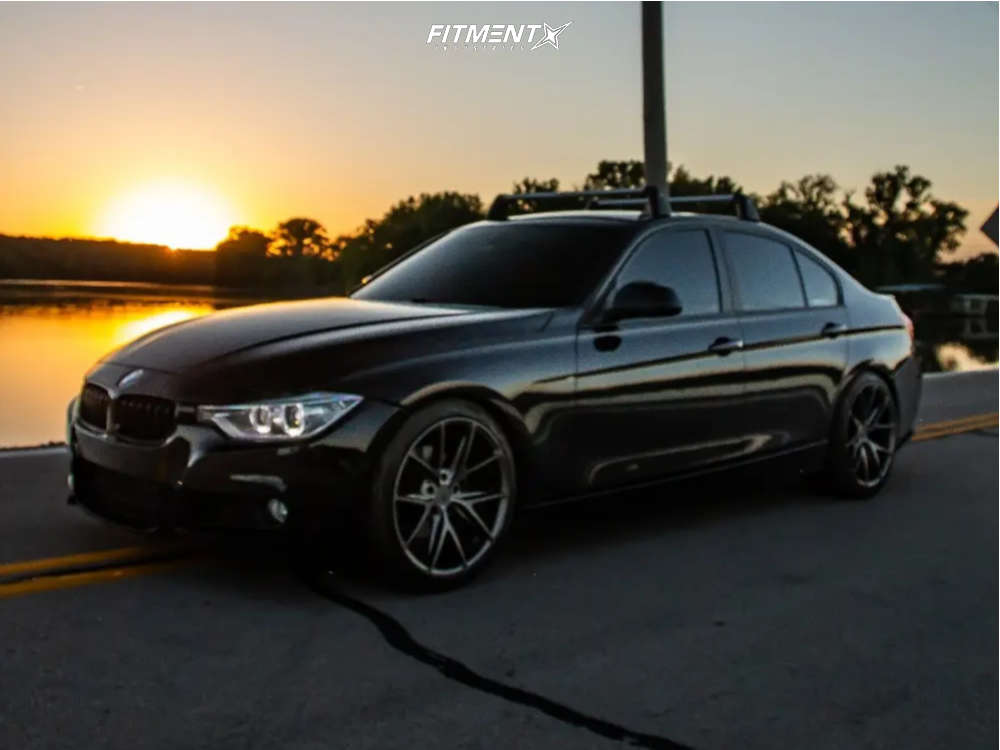 2014 BMW 320i XDrive Base with 19x9.5 Niche Misano and Continental ...