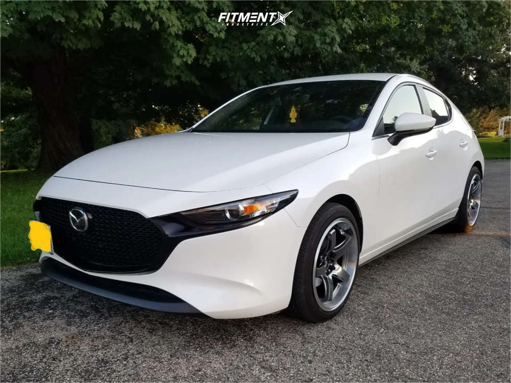 2021 Mazda 3 Select with 18x8.5 XXR 555 and Bridgestone 215x45 on