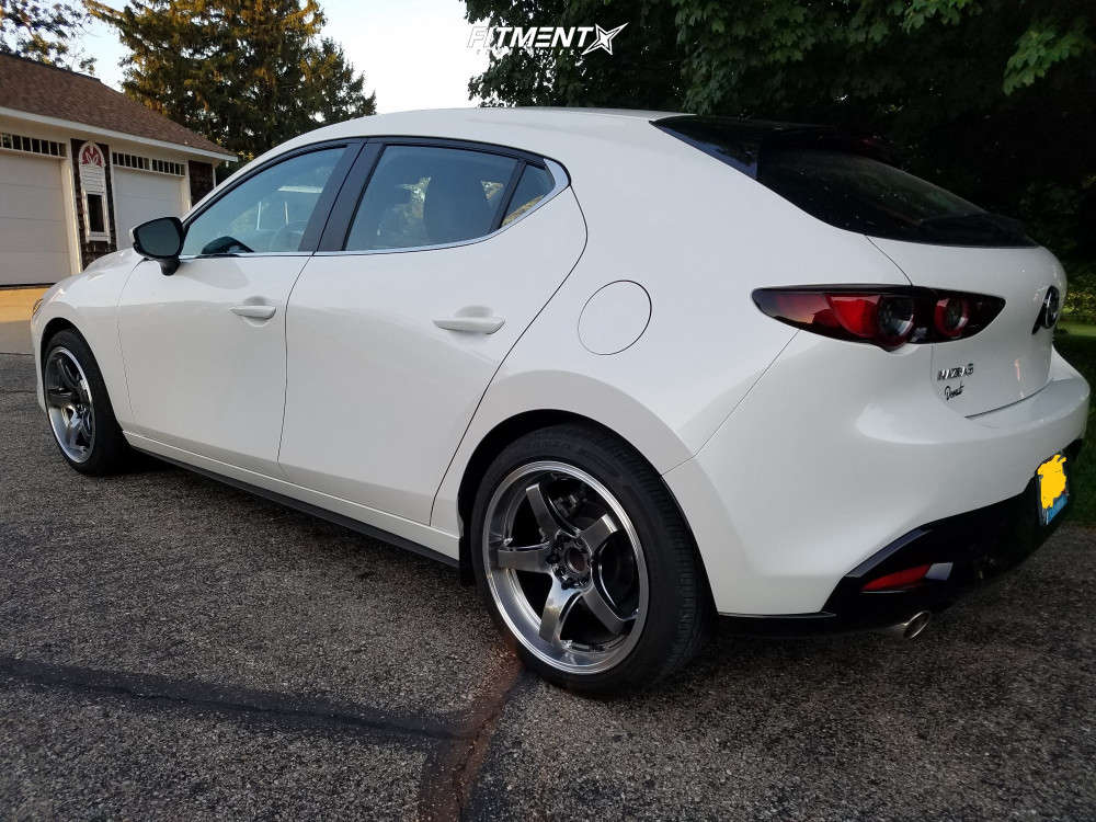 2021 Mazda 3 Select with 18x8.5 XXR 555 and Bridgestone 215x45 on