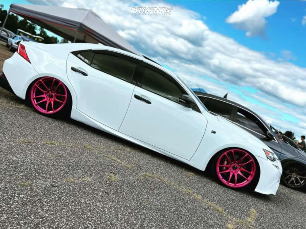 2016 Lexus IS300 F Sport with 19x9.5 Vors Tr4 and Haida 215x35 on