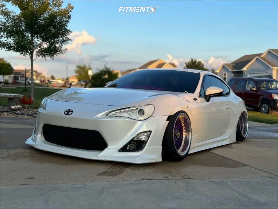 2013 Scion FR-S Base with 17x9.5 Work Rezax and Achilles 215x45 on