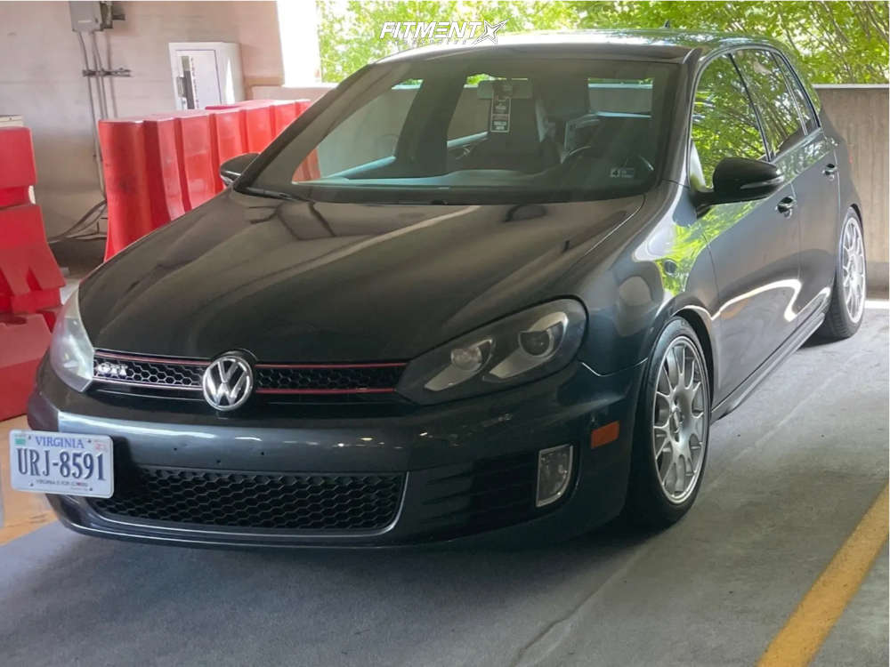 2010 Volkswagen GTI Base with 18x8 BBS Co and Continental 225x40 on ...
