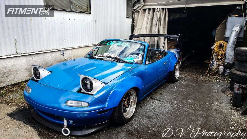 1990 Mazda MX-5 Miata Base with 15x8 XXR 537 and Firestone 185x60