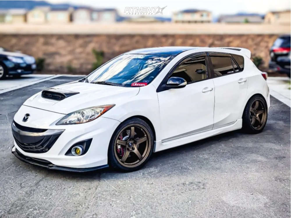 2013 Mazda 3 Mazdaspeed with 18x9.5 Gram Lights 57cr and Achilles