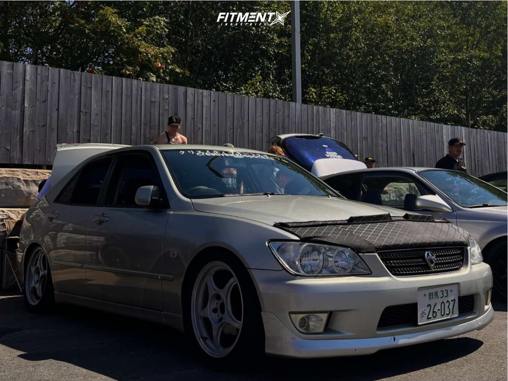 Altezza Rims 2002 Toyota Altezza GXE-10 with 17x8 5zigen FN01R-C and Yokohama 215x45 ...