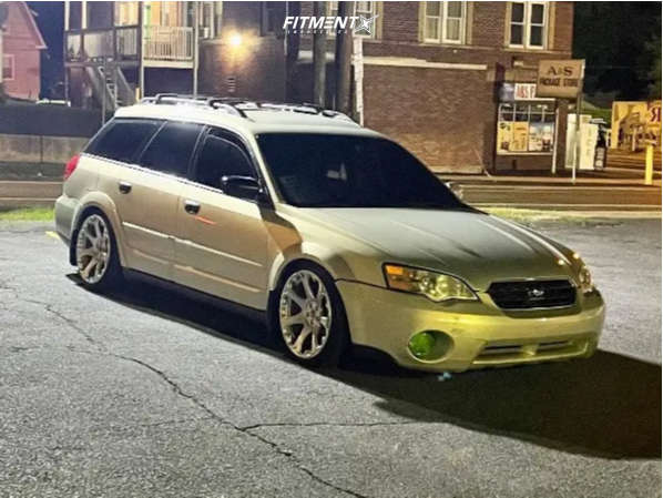 2006 Subaru Outback 2.5i with 18x8.5 Heritage Kokoro Monoc and Summit ...