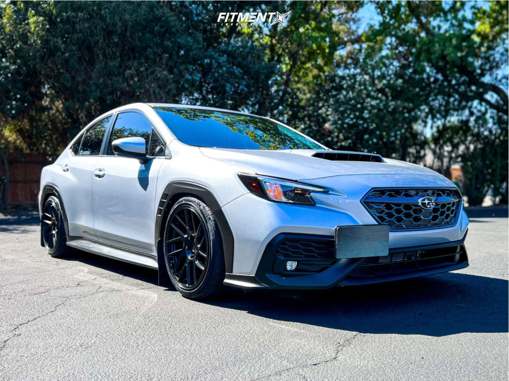 2022 Subaru WRX Premium with 18x9.5 Anovia Elder and Vercelli