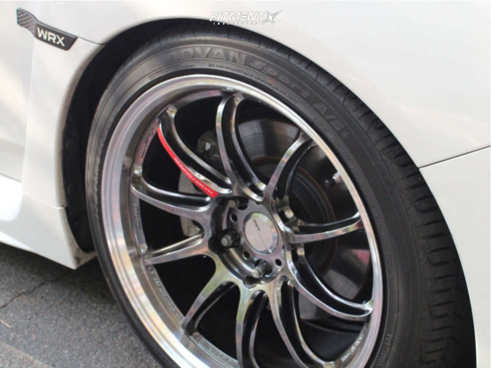 2016 Subaru WRX Limited with 18x9.5 Work Emotion Zr10 and Yokohama ...