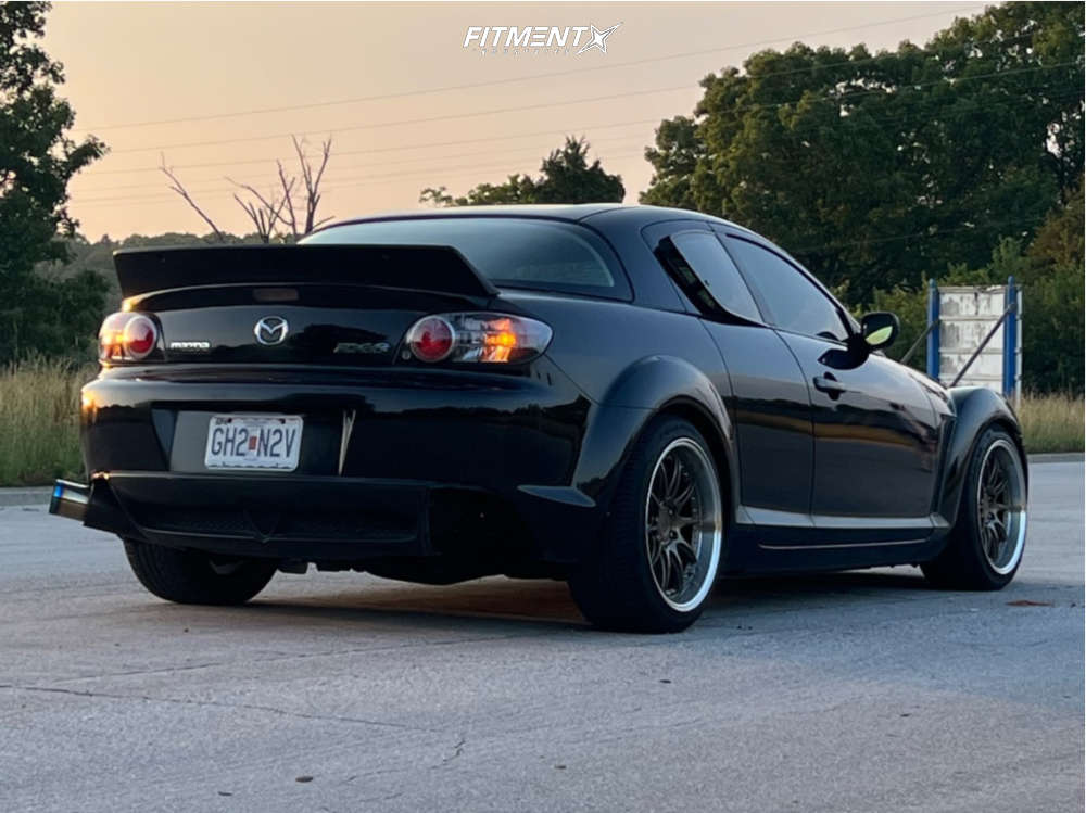 2004 Mazda RX-8 Base with 18x9.5 Aodhan Ah07 and Falken 235x40 on ...