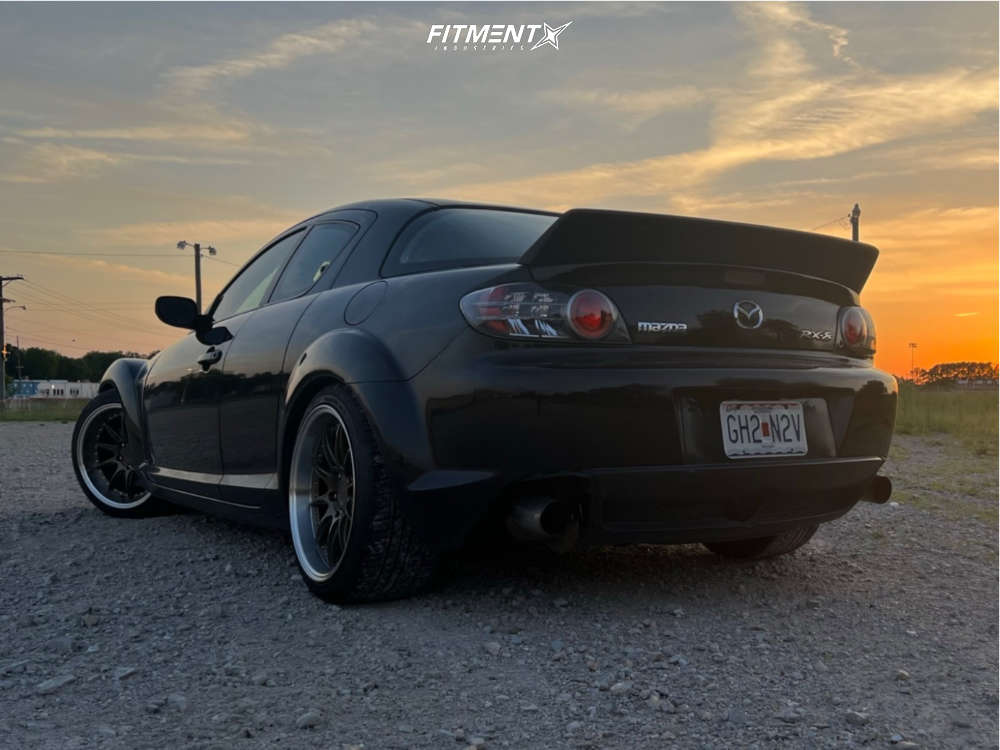 2004 Mazda RX-8 Base with 18x9.5 Aodhan Ah07 and Falken 235x40 on ...