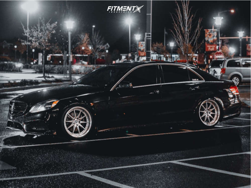 2014 MercedesBenz E350 4Matic with 19x9.5 Aodhan Ds07 and Achilles