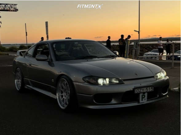 2000 Nissan 200SX Base with 18x9.5 ESR Cs12 and Bridgestone 225x40 on ...